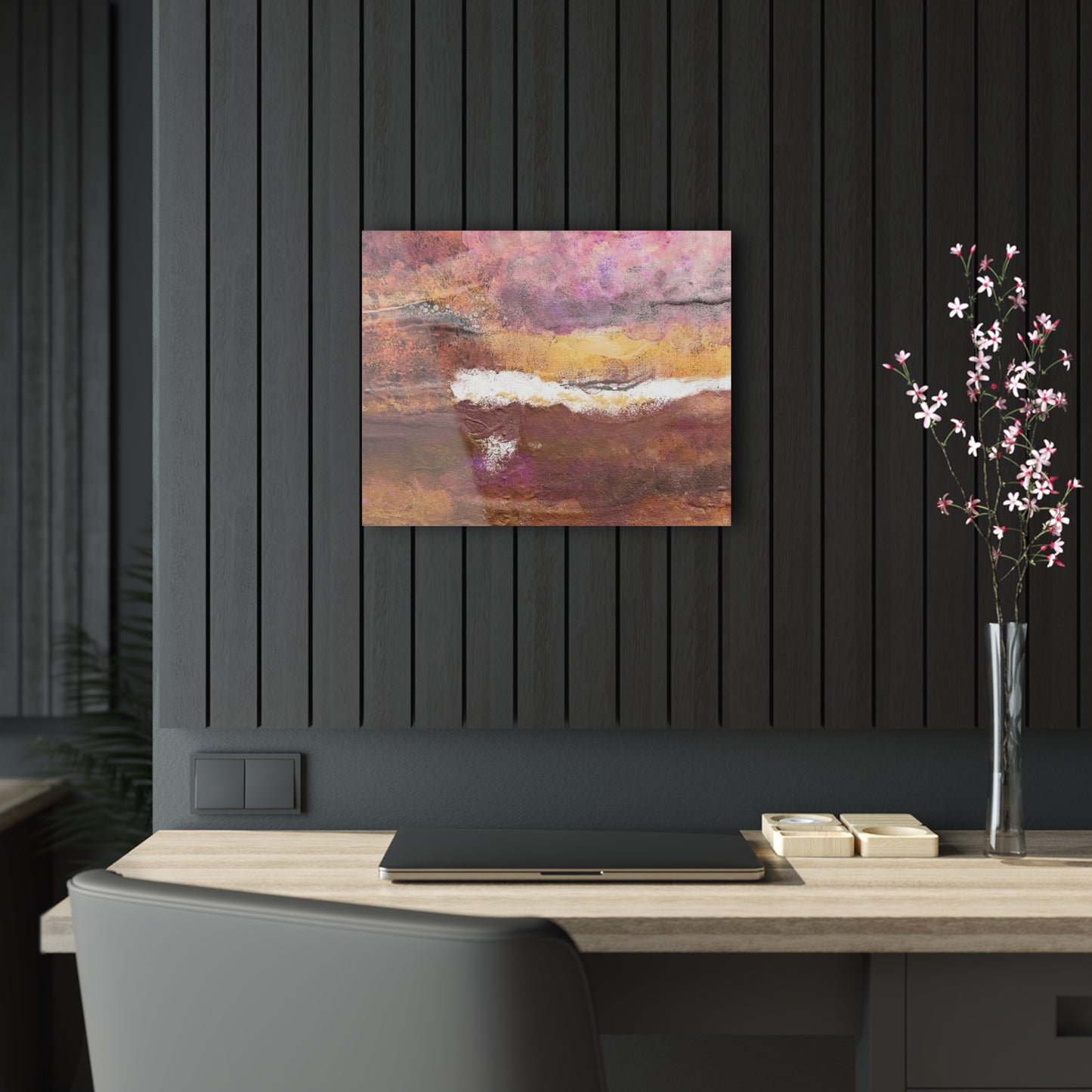 Acrylic Prints Rustic Fire by Its A Art Vibe