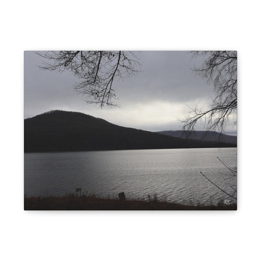 Serene Landscape Canvas Wall Art - 1.25" Stretched Matte Print
