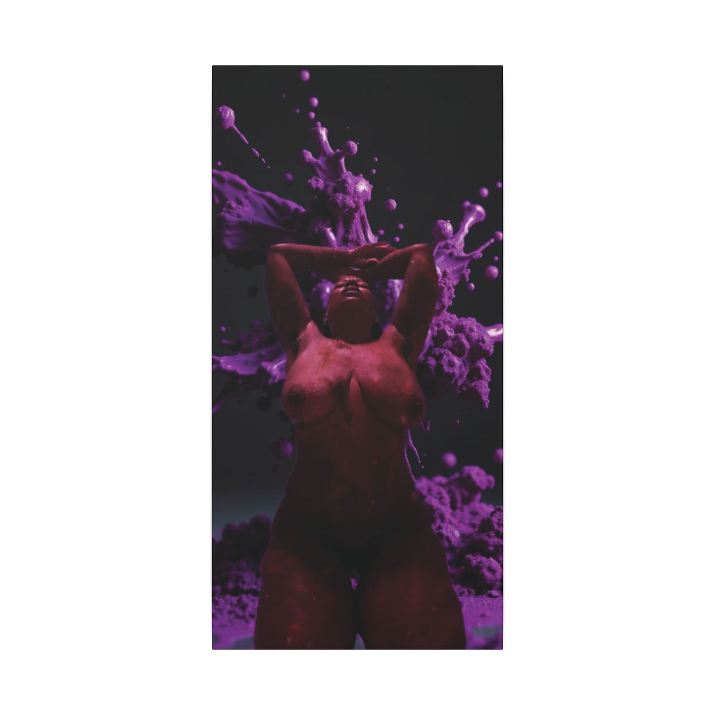 Canvas Wall Art - For She is Up Even When She is Down