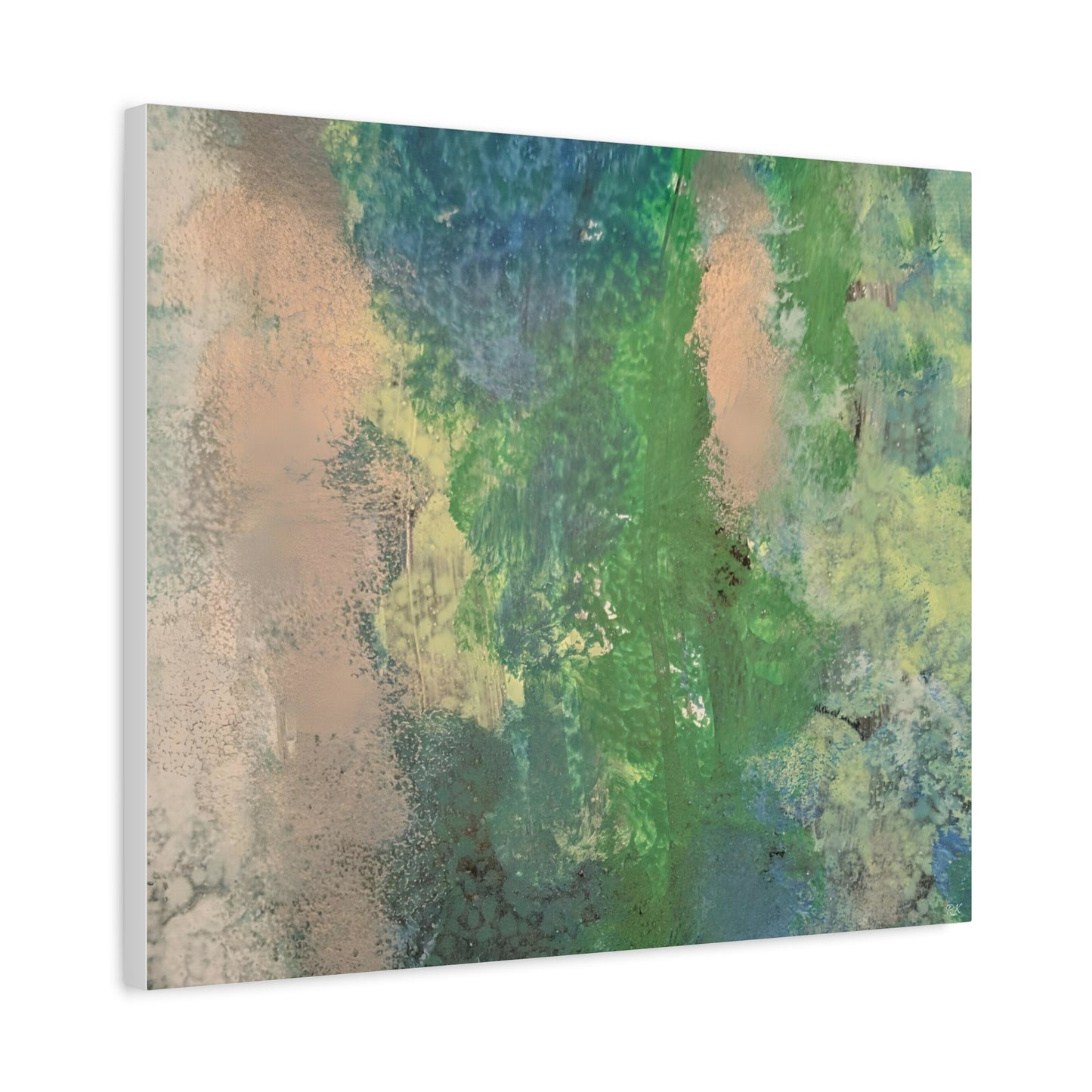 Canvas Gallery Wraps Wall Art Rustic Green by Its A Art Vibe