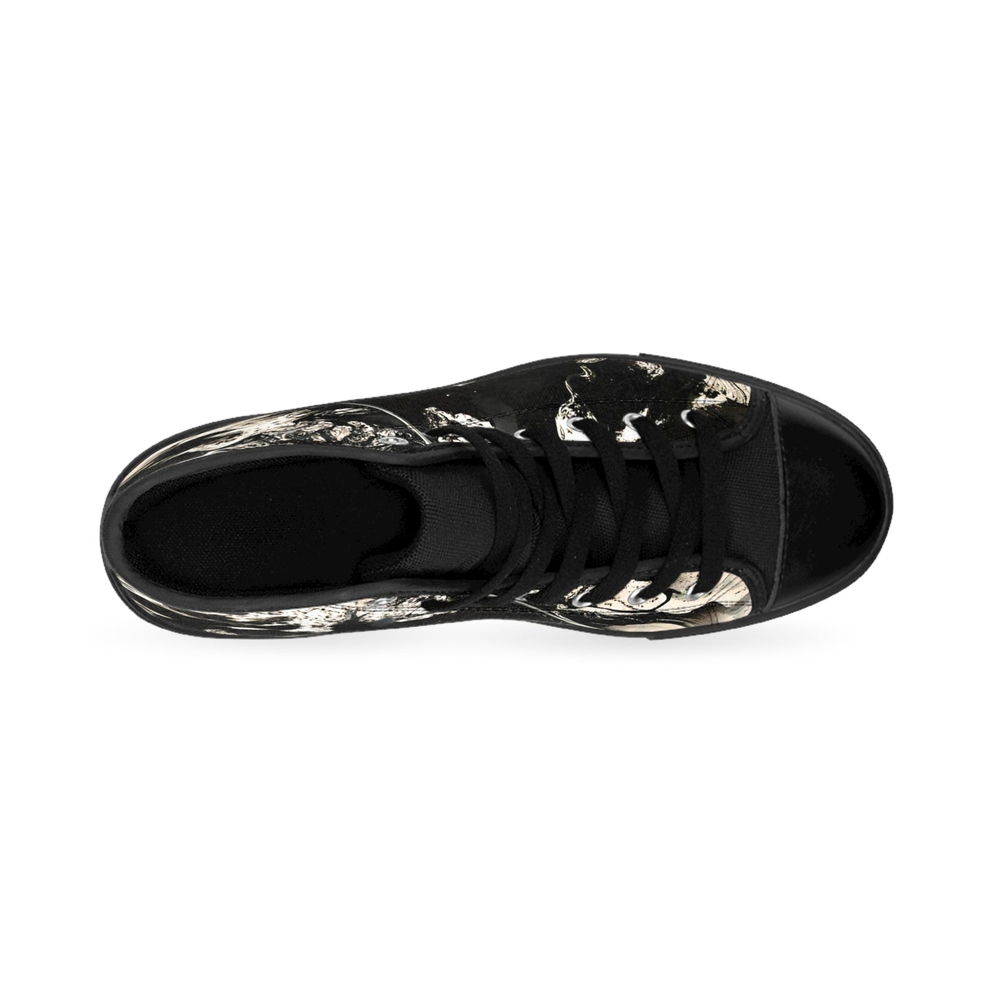 Men's Classic Sneakers Black and White Light by Its A Art Vibe