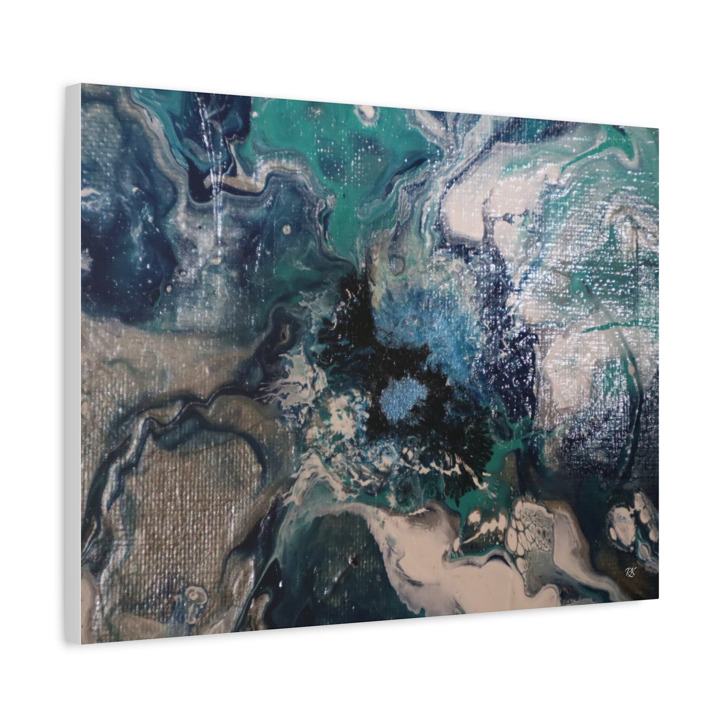 Vibrant Floral Abstract Canvas Wall Art