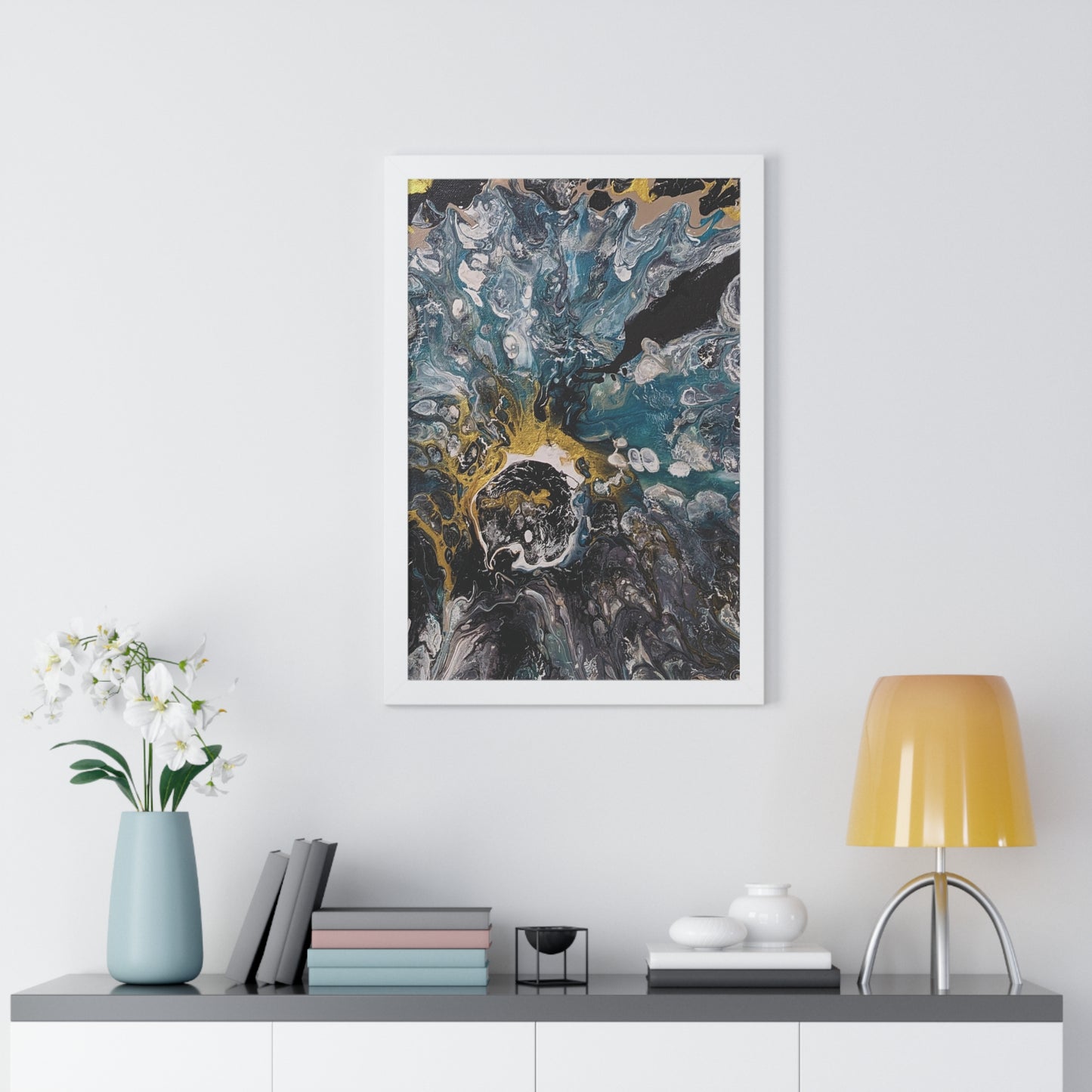 Framed Vertical Poster A Phoenix Rise by Its A Art Vibe