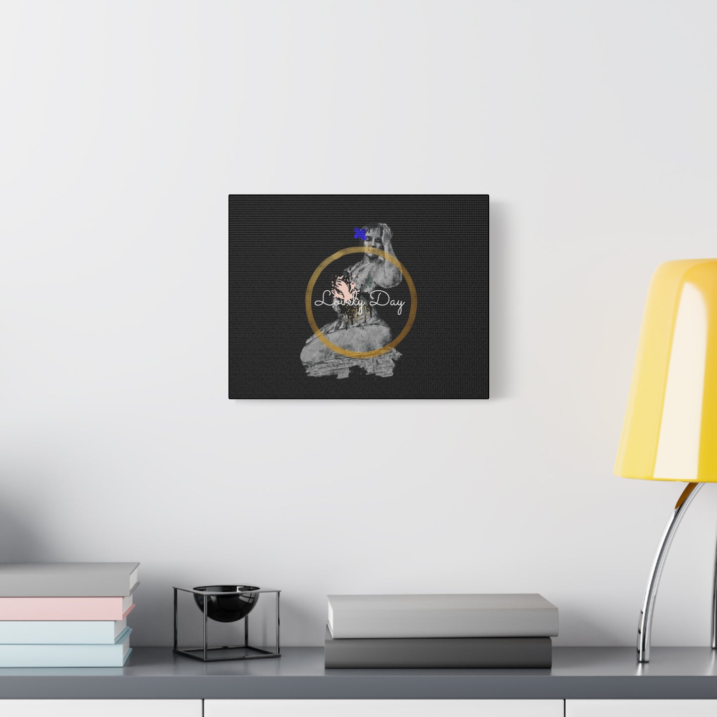 Canvas Wall Art Lovely Day Sensual Posed Woman Stretched Print, 1.25