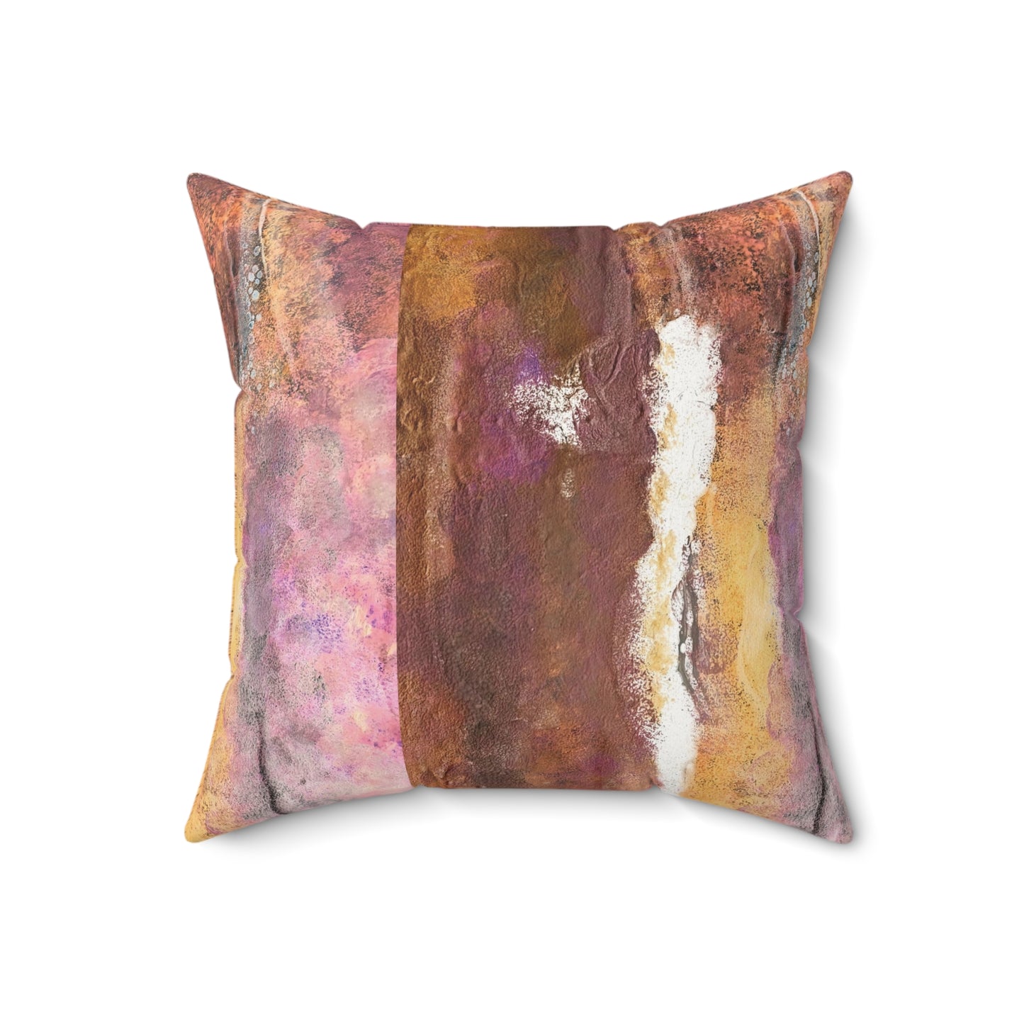 Faux Suede Pillow Designed by Its A Art Vibe #5