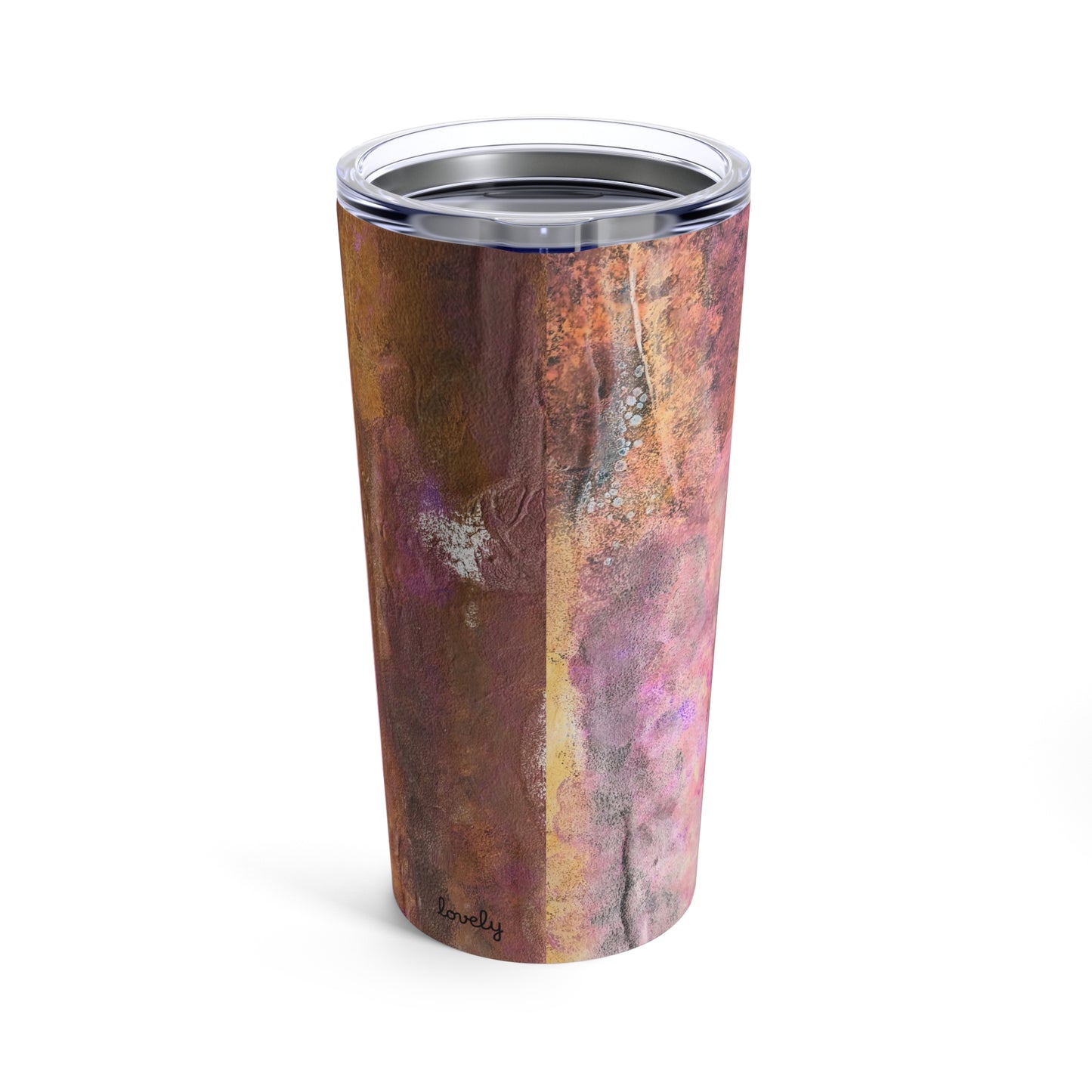 Stainless Steel Tumbler 20oz Double-Wall Insulated - Designed by Its A Art Vibe Rustic