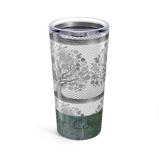 Stainless Steel Tumbler 20oz Double-Wall Insulated - Designed by Its A Art Vibe Another Lovely Day