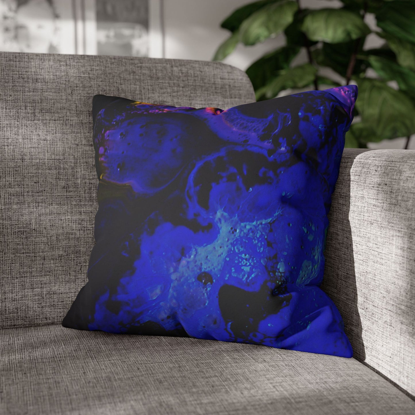 Faux Suede Pillow Designed by Its A Art Vibe #12