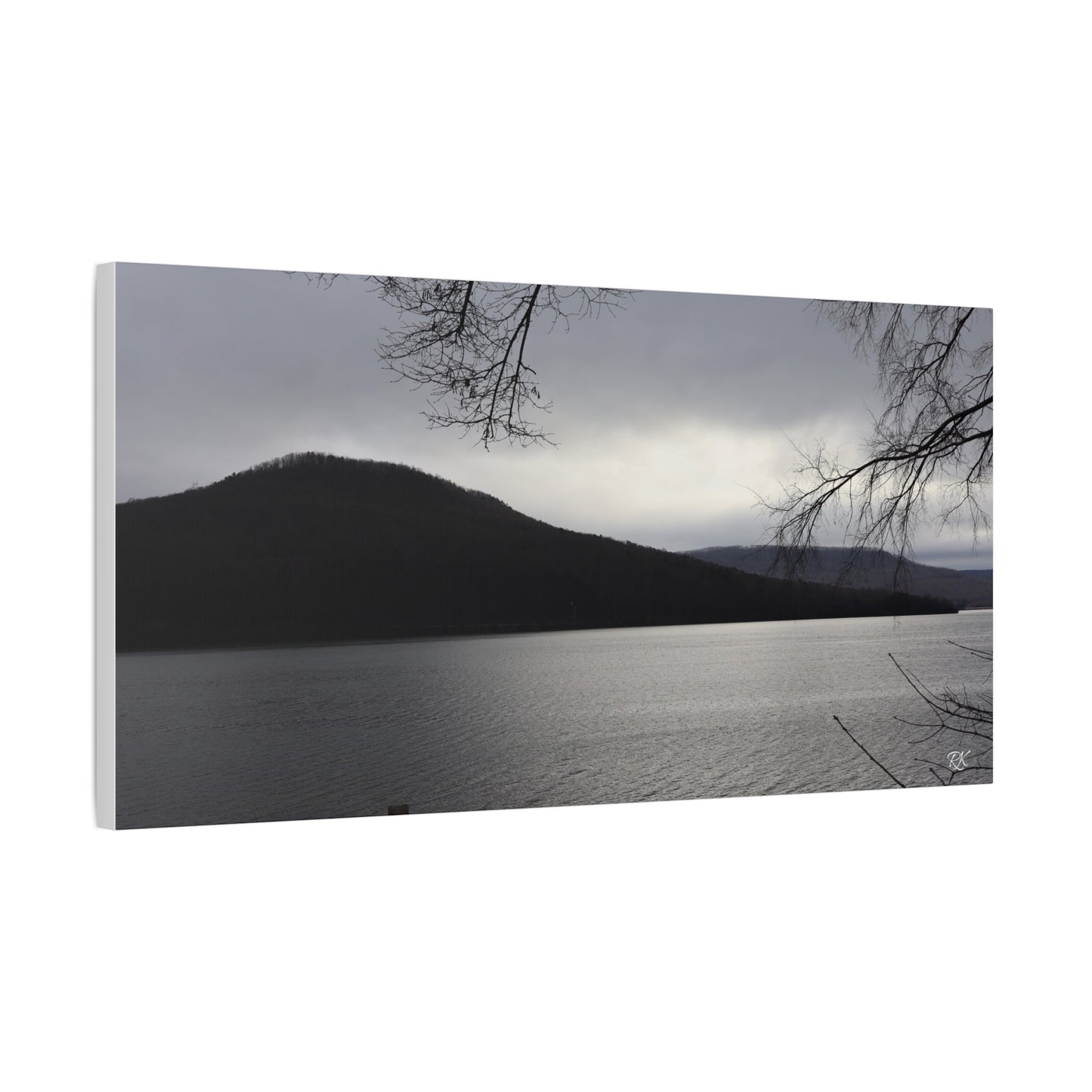 Serene Landscape Canvas Wall Art - 1.25" Stretched Matte Print