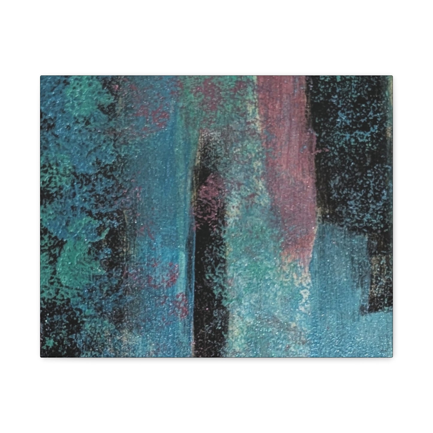 Canvas Gallery Wraps Rustic Blue Breeze by Its A Art Vibe 2 of 2 Matte Canvas, Stretched, 1.25"