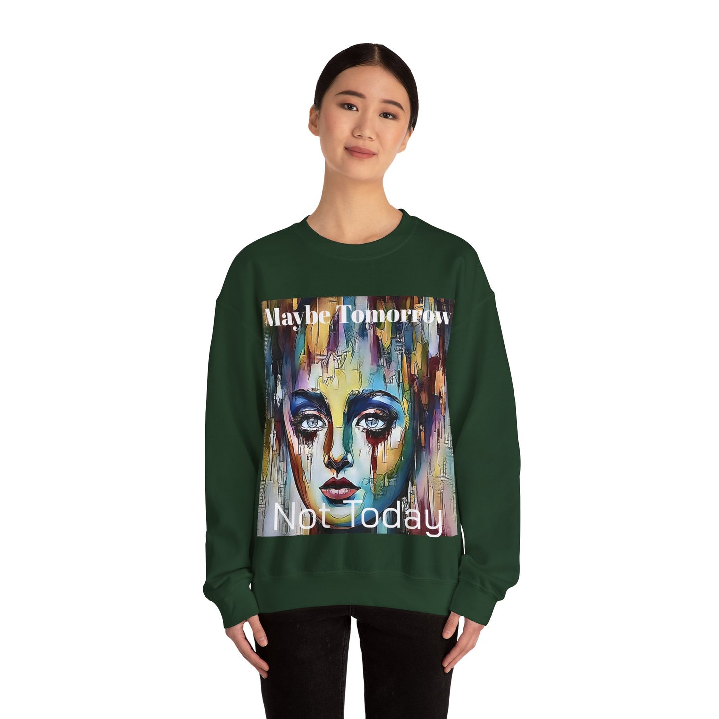 Not Today Unisex Heavy Blend™ Crewneck Sweatshirt