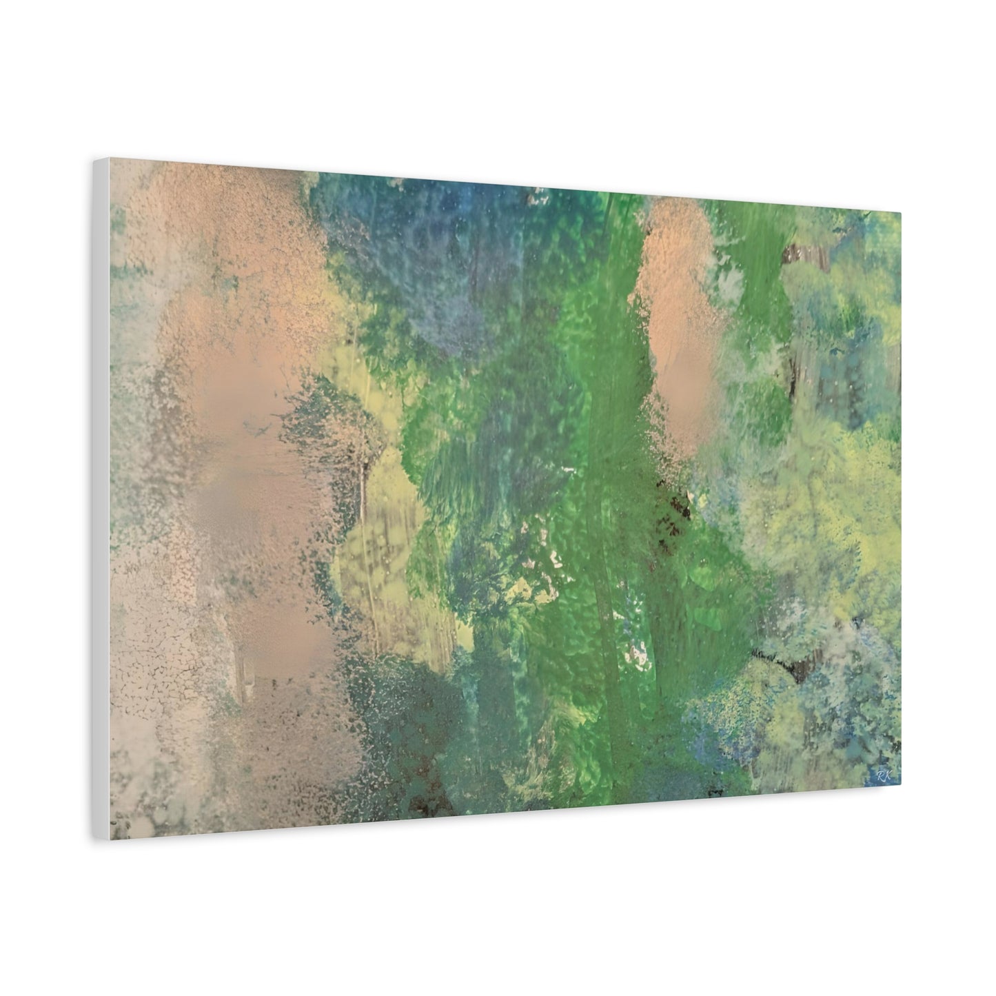 Canvas Gallery Wraps Wall Art Rustic Green by Its A Art Vibe