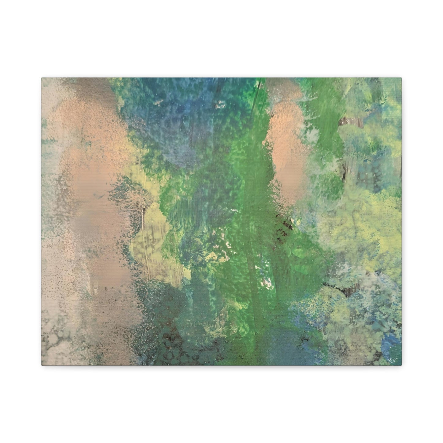 Canvas Gallery Wraps Wall Art Rustic Green by Its A Art Vibe