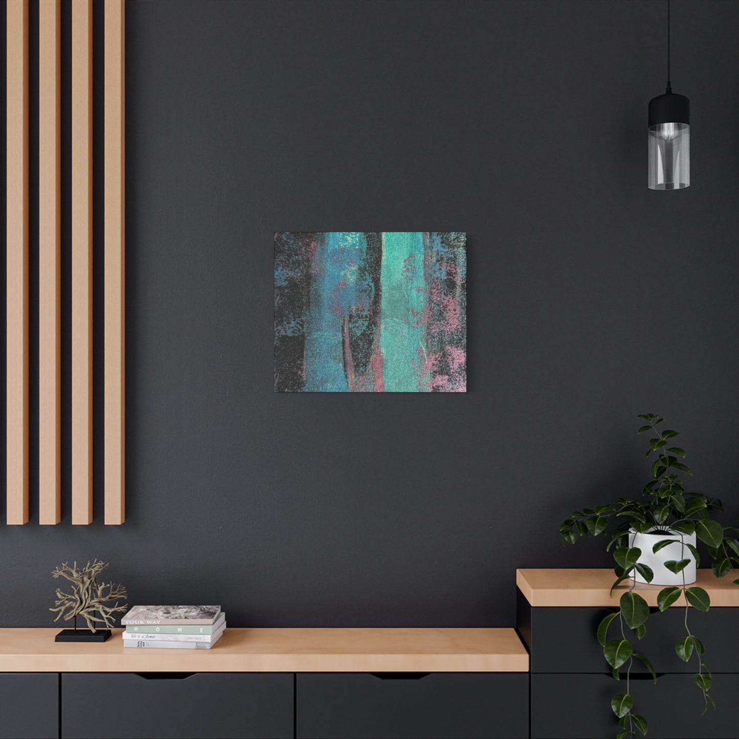 Canvas Gallery Wraps Rustic Blue Breeze by Its A Art Vibe 1 of 2 Matte Canvas, Stretched, 1.25"