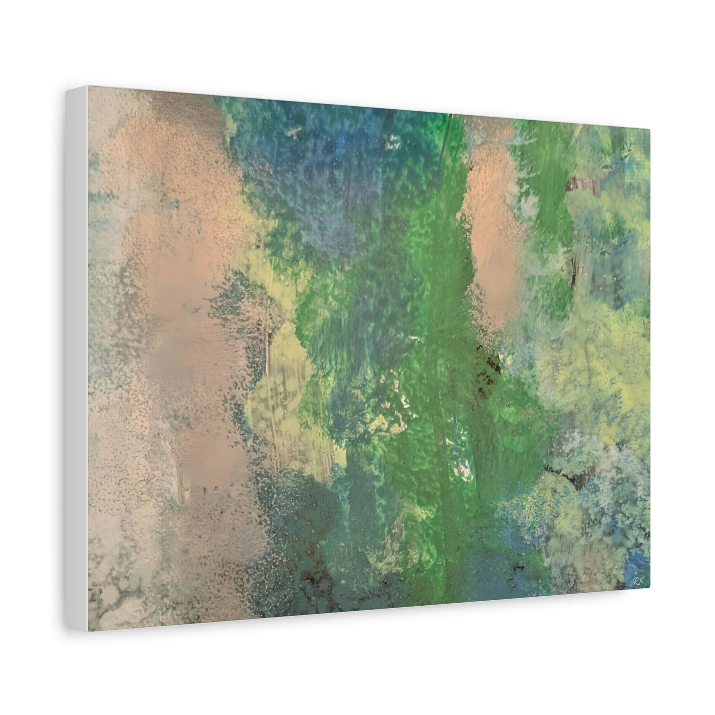 Canvas Gallery Wraps Wall Art Rustic Green by Its A Art Vibe