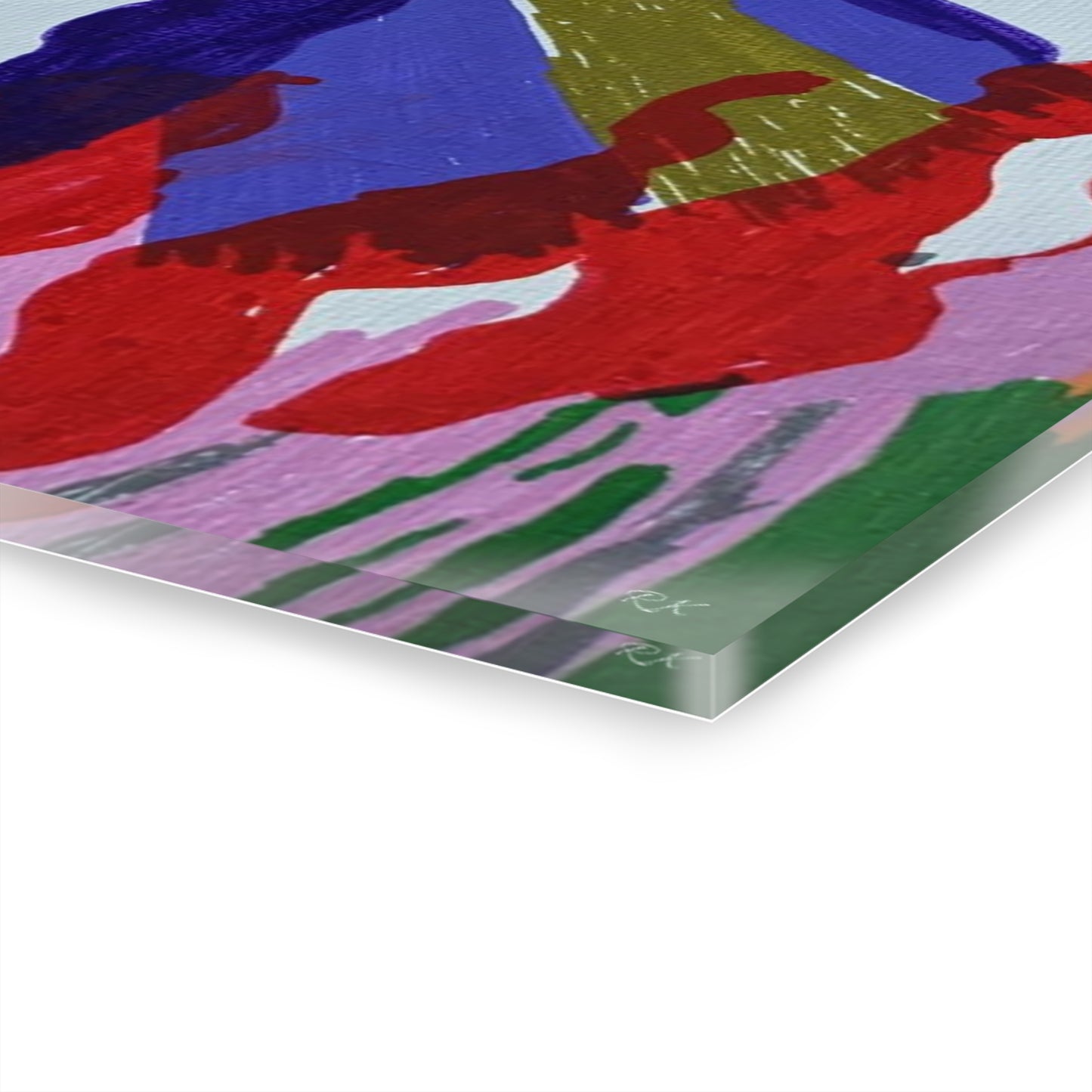 Acrylic Prints Abstract Portrait by Its A Art Vibe