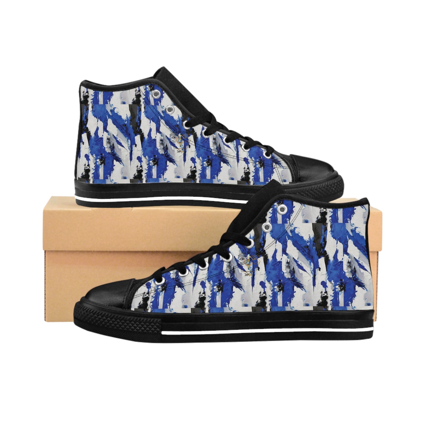 Men's Classic Sneakers Blue by Its A Art Vibe