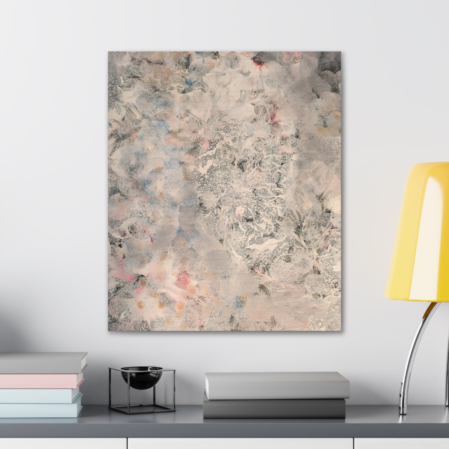 Canvas Gallery Wraps Abstract Gray Bae Light by Its A Art Vibe