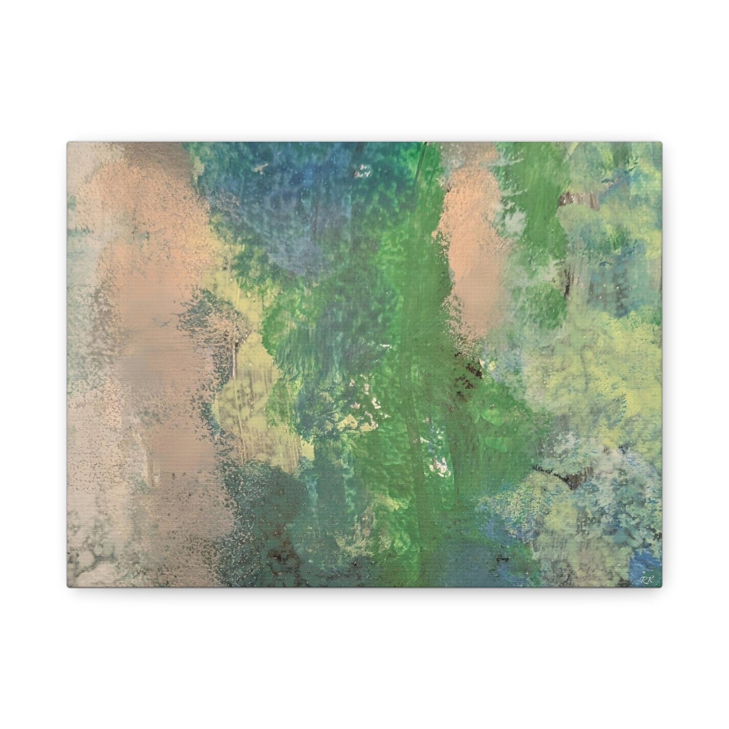 Canvas Gallery Wraps Wall Art Rustic Green by Its A Art Vibe