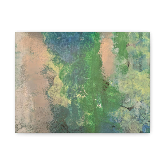 Canvas Gallery Wraps Wall Art Rustic Green by Its A Art Vibe