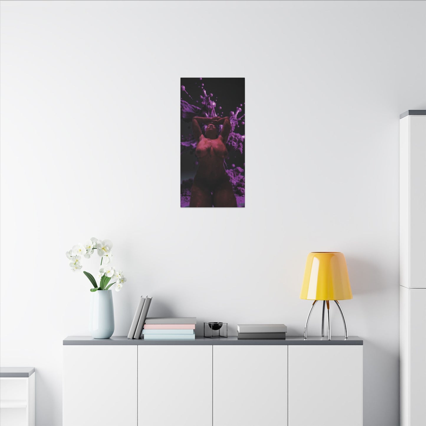 Canvas Wall Art - For She is Up Even When She is Down