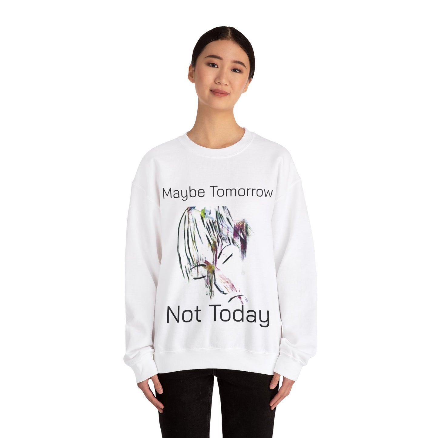 Not Today Unisex Heavy Blend™ Crewneck Sweatshirt