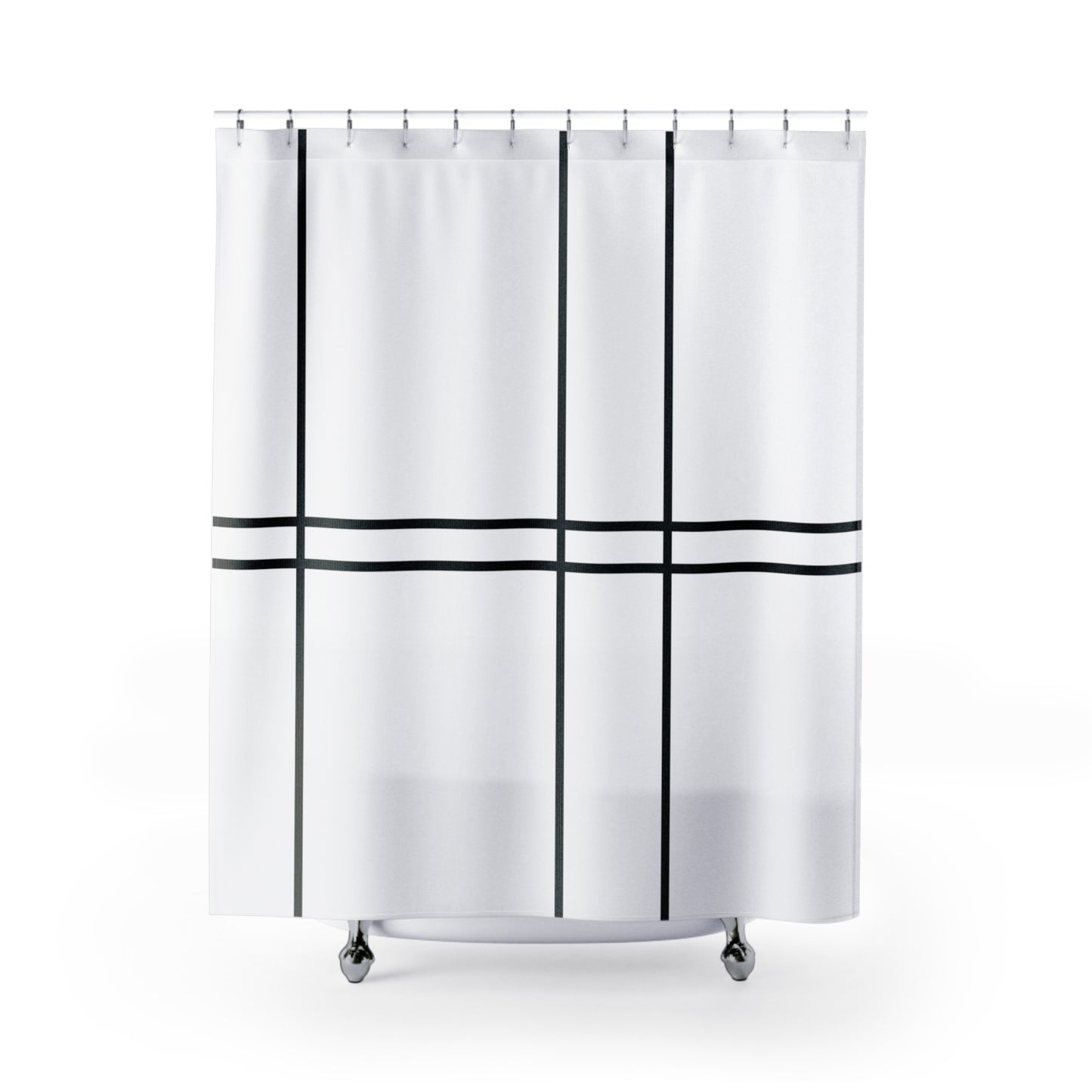 Shower Curtains by Its A Art Vibe Black & White Line Up