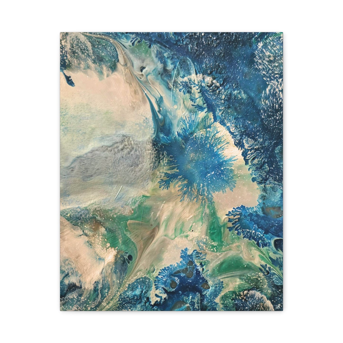 Canvas Print - Show Me Ocean Blue by Its A Art Vibe