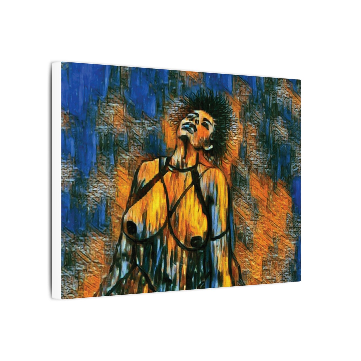 Matte Canvas, Stretched, 0.75" (Multi-Size) Sensual woman 002