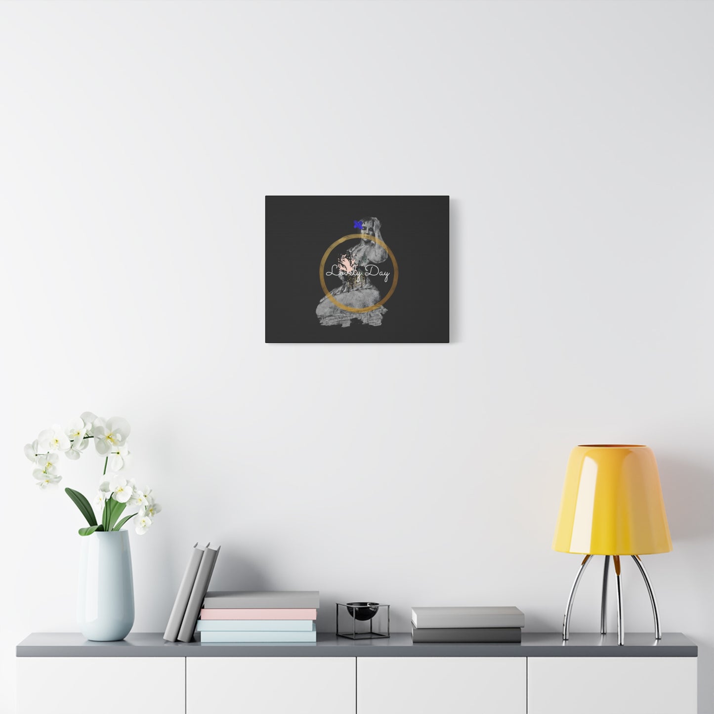 Canvas Wall Art Lovely Day Sensual Posed Woman Stretched Print, 1.25