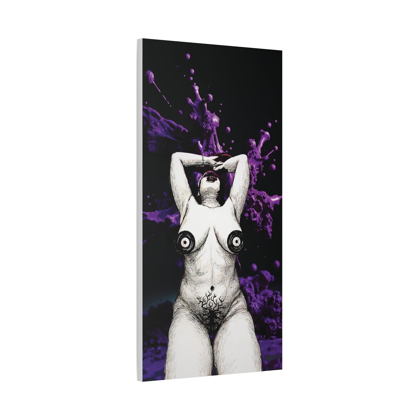 Canvas Print Mother of Life Abstract Portrait