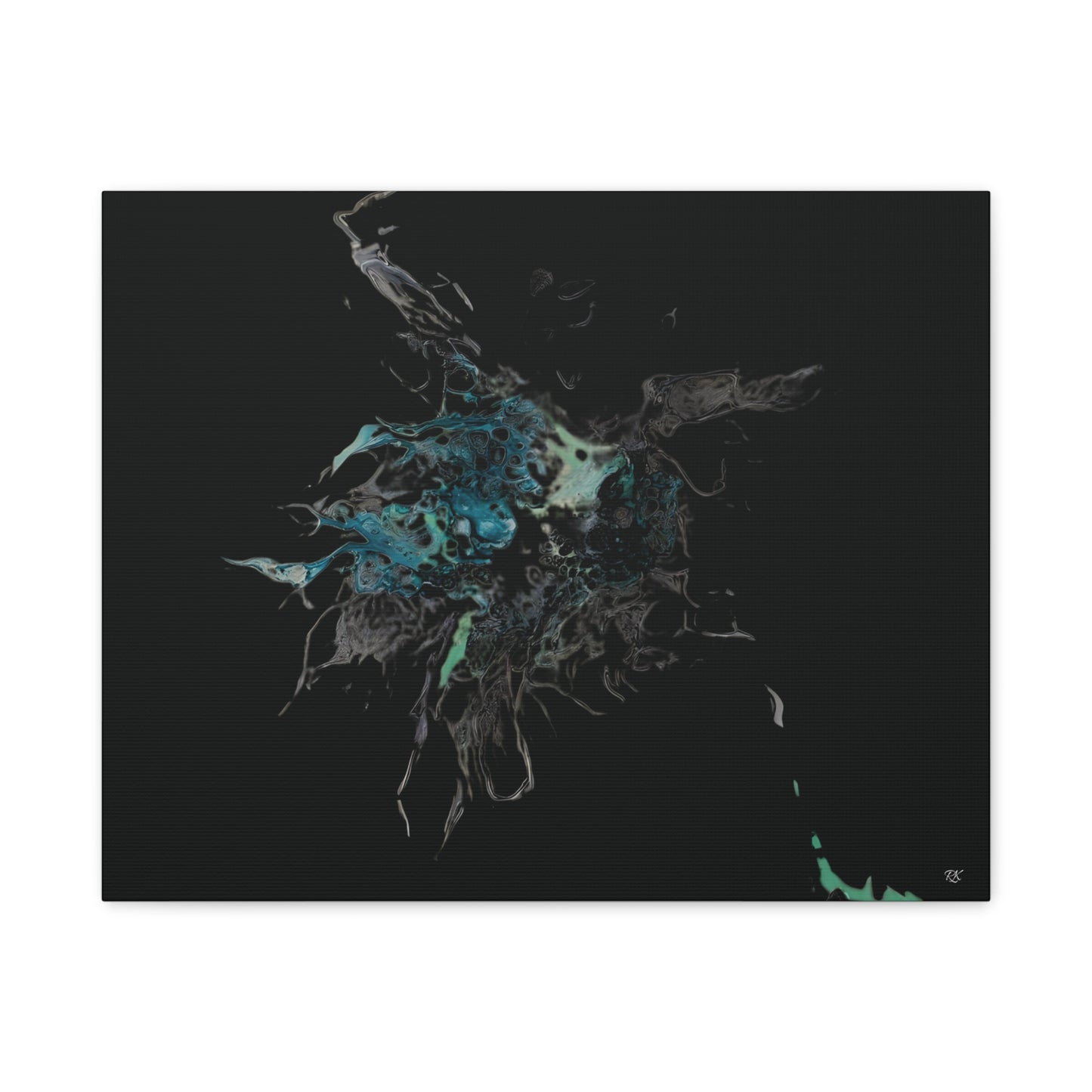 Abstract Canvas Wall Art - Modern Stretched Art Print for Home Decor