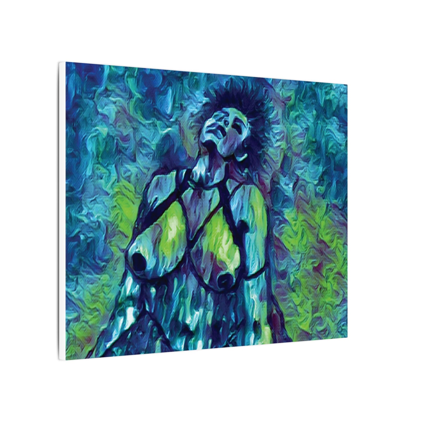 Matte Canvas, Stretched, 0.75" (Multi-Size) Sensual Woman 001