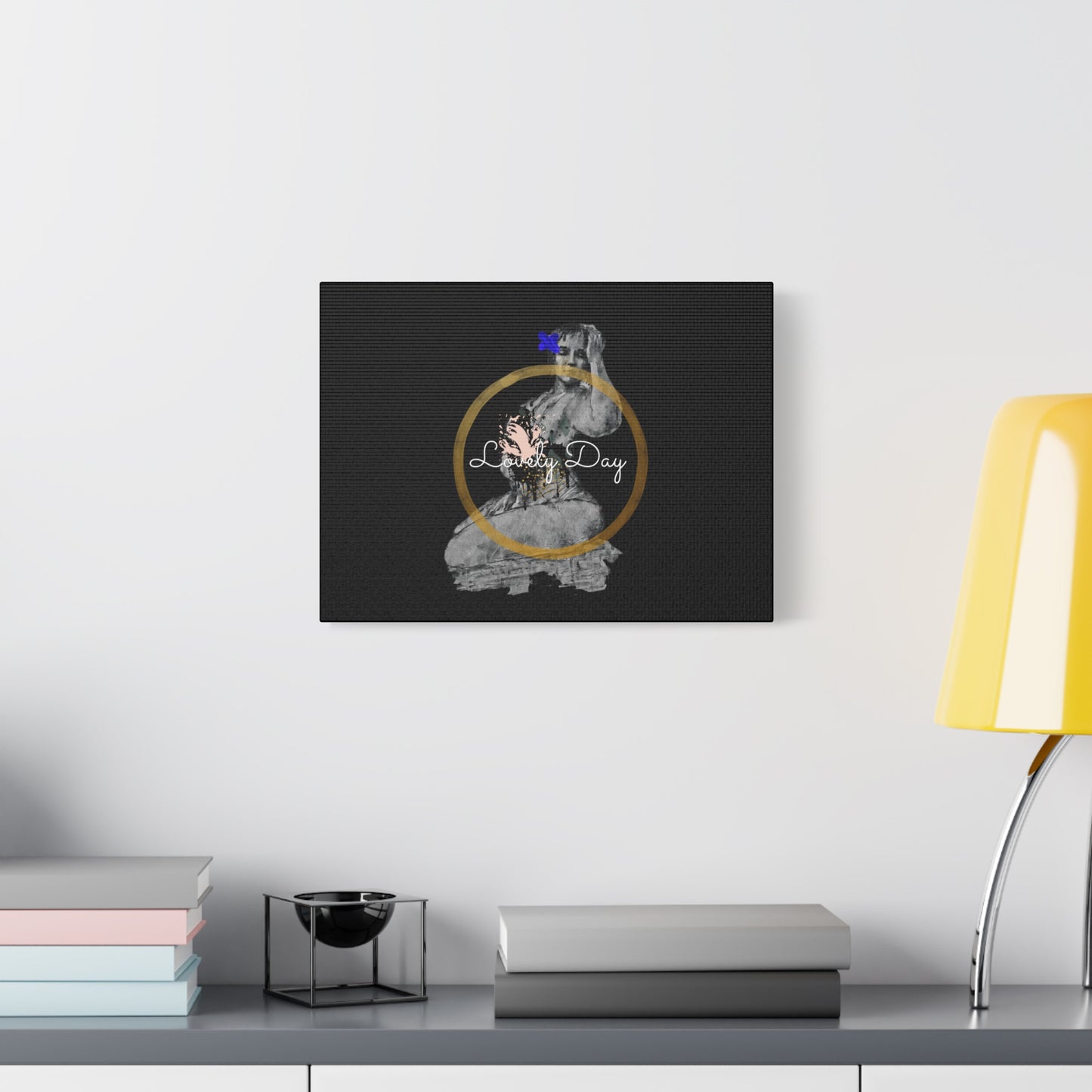Canvas Wall Art Lovely Day Sensual Posed Woman Stretched Print, 1.25