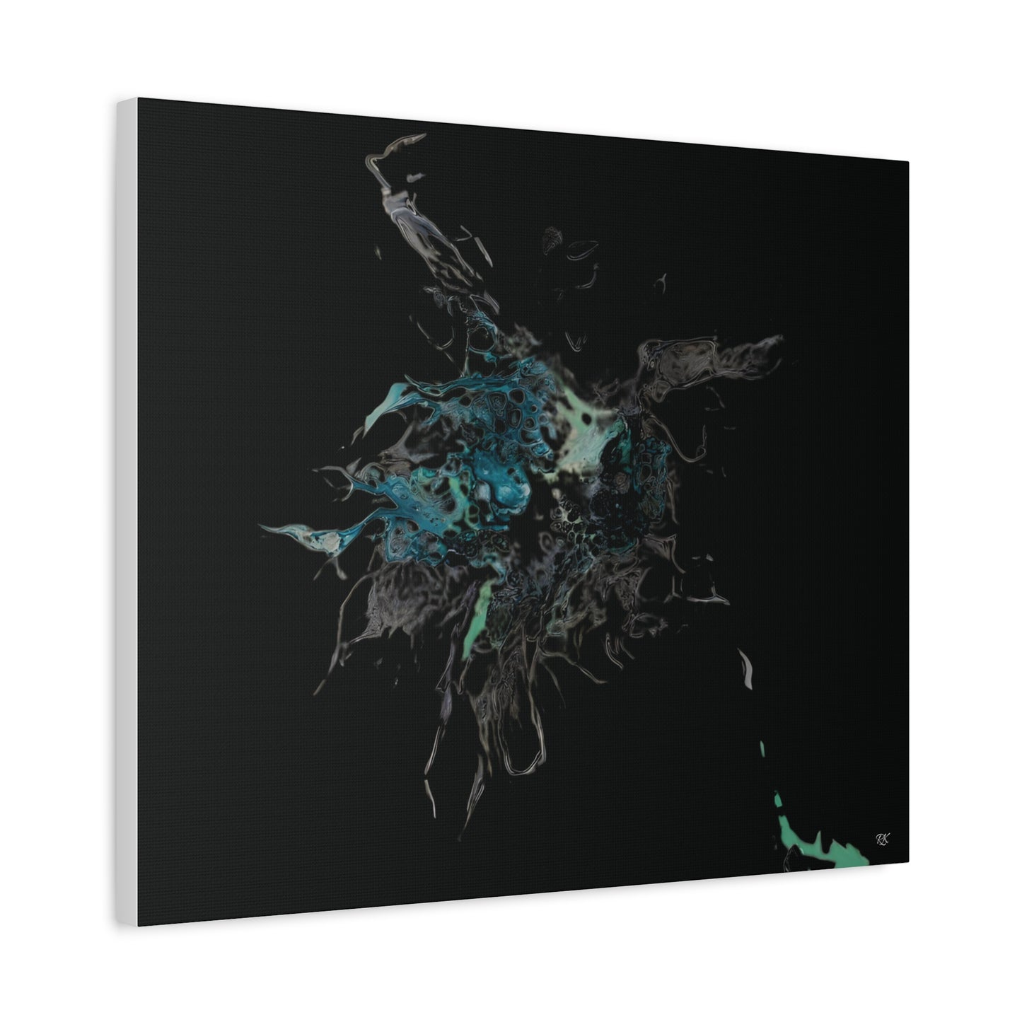 Abstract Canvas Wall Art - Modern Stretched Art Print for Home Decor