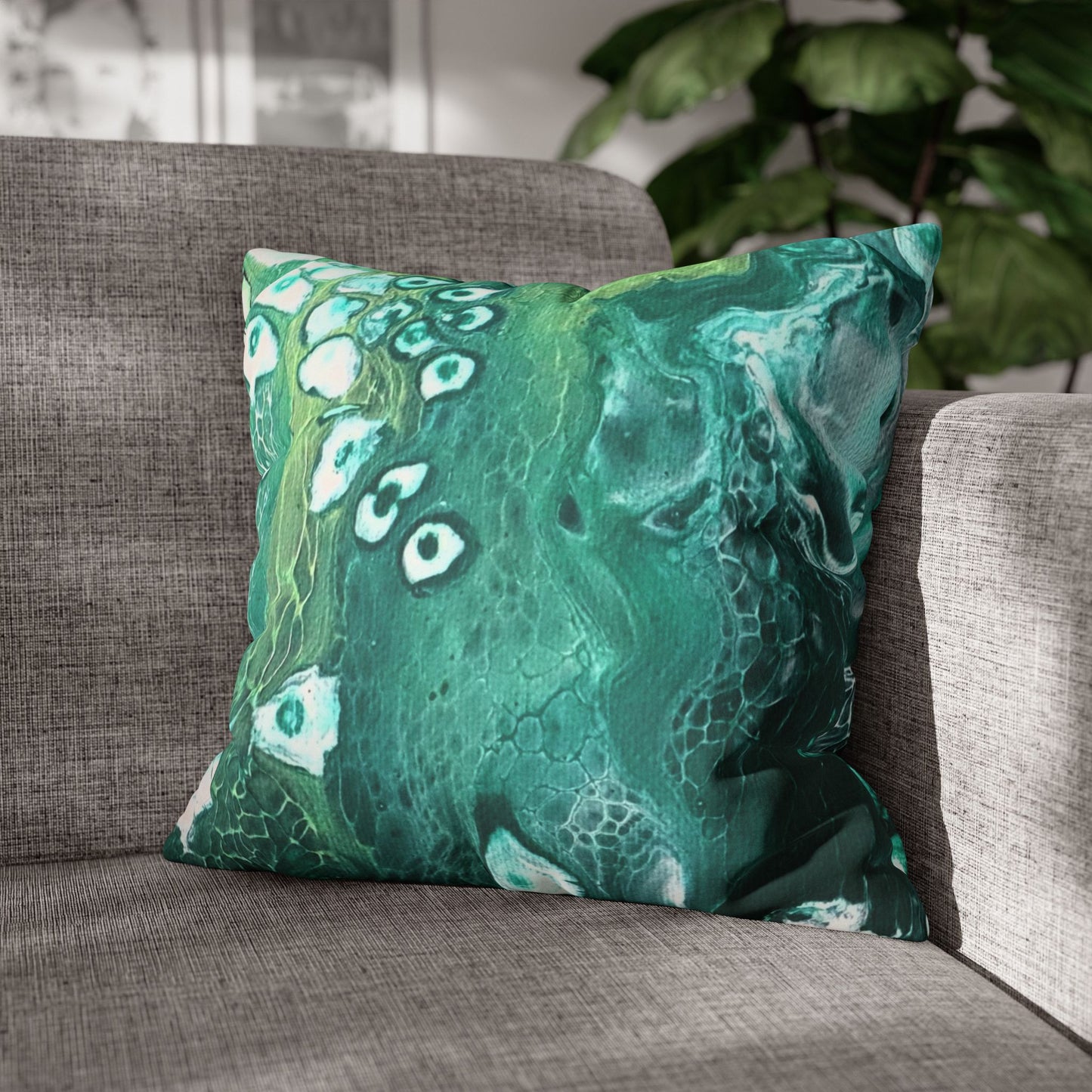 Faux Suede Pillow Designed by Its A Art Vibe #21