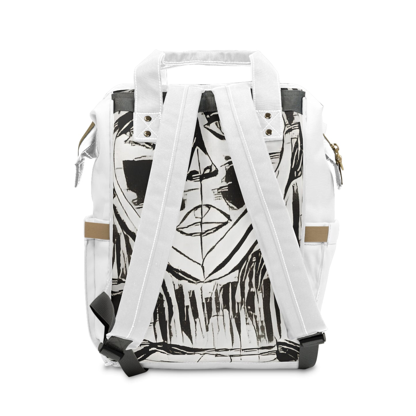 Multifunctional Diaper Backpack Sketch Me by Its A Art Vibe