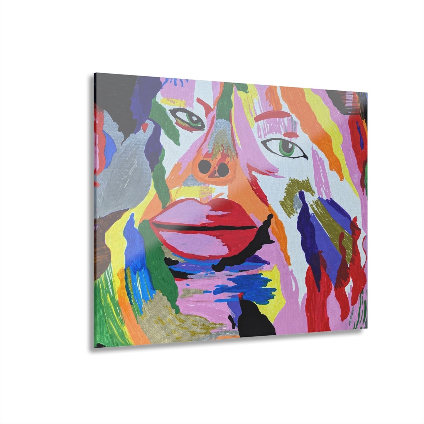 Acrylic Prints Abstract Portrait by Its A Art Vibe