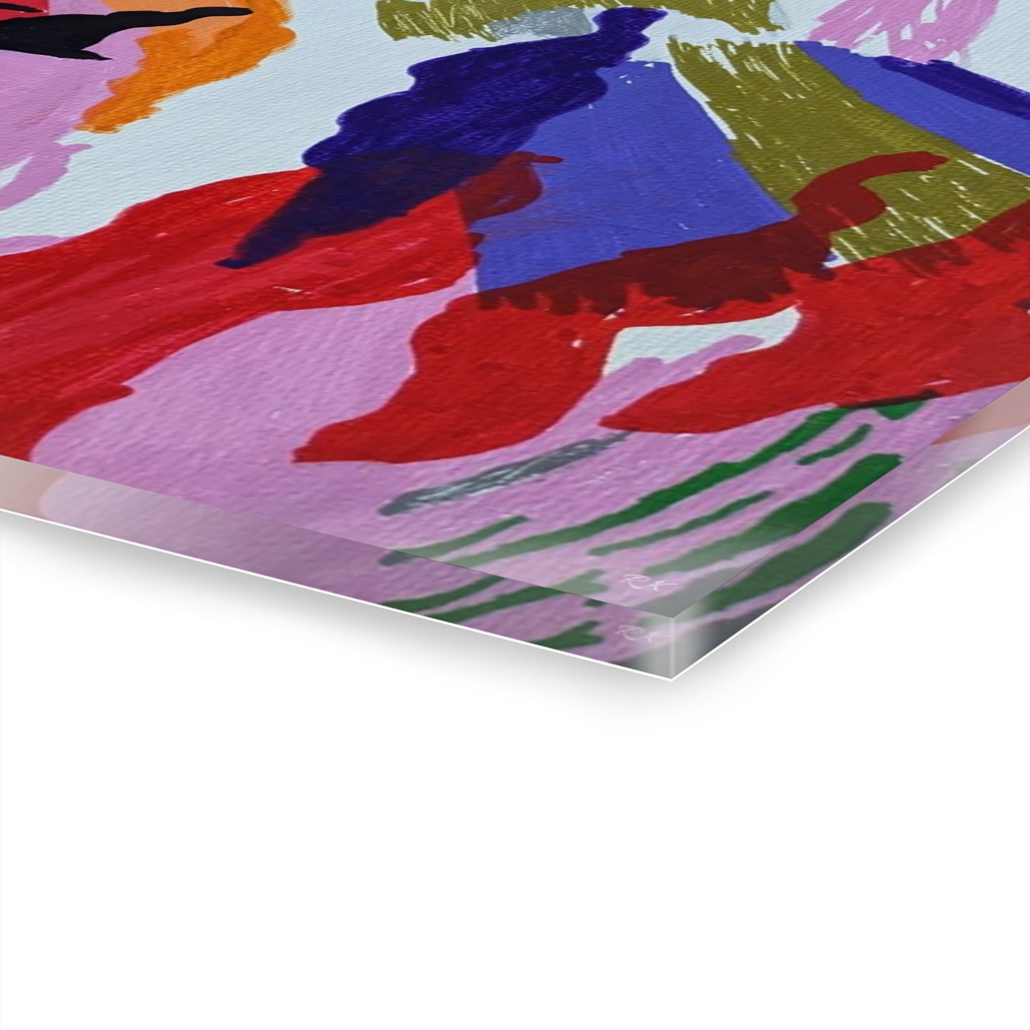 Acrylic Prints Abstract Portrait by Its A Art Vibe