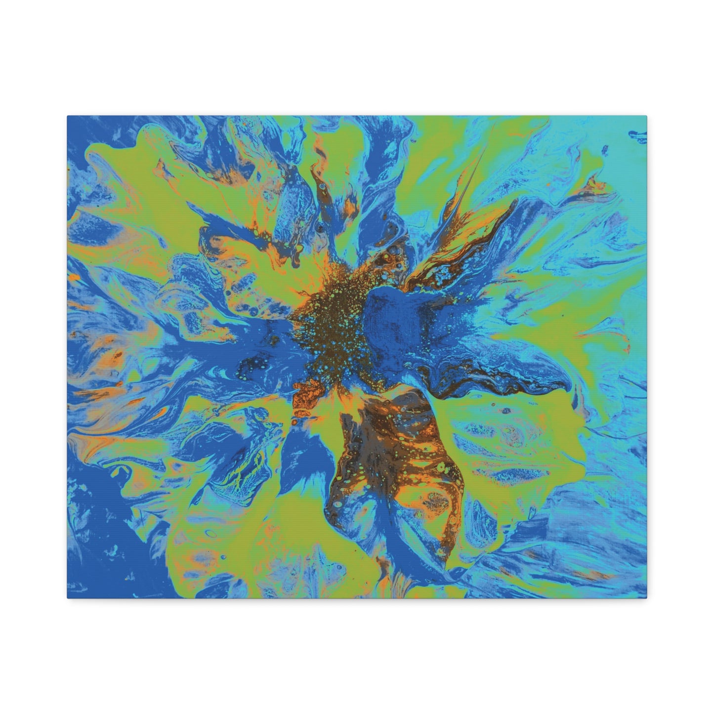 Vibrant Floral Abstract Canvas Wall Art