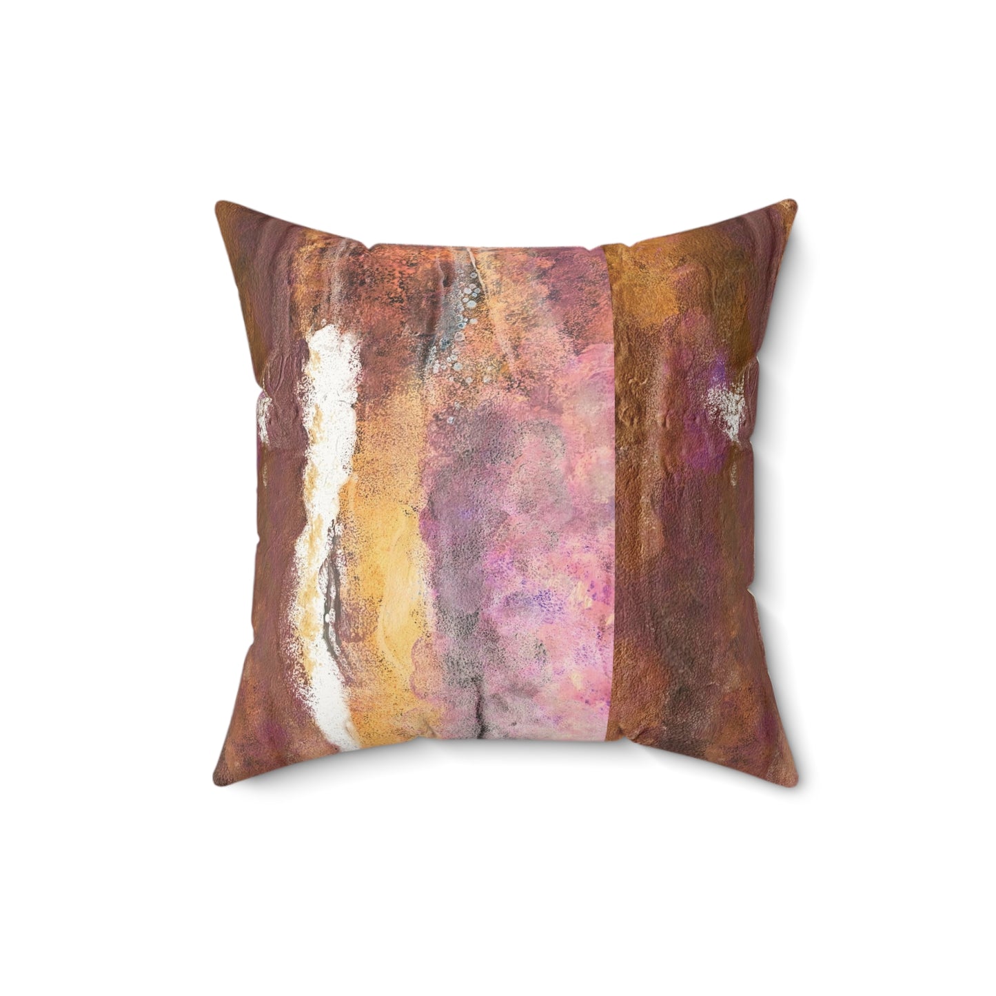 Faux Suede Pillow Designed by Its A Art Vibe #5