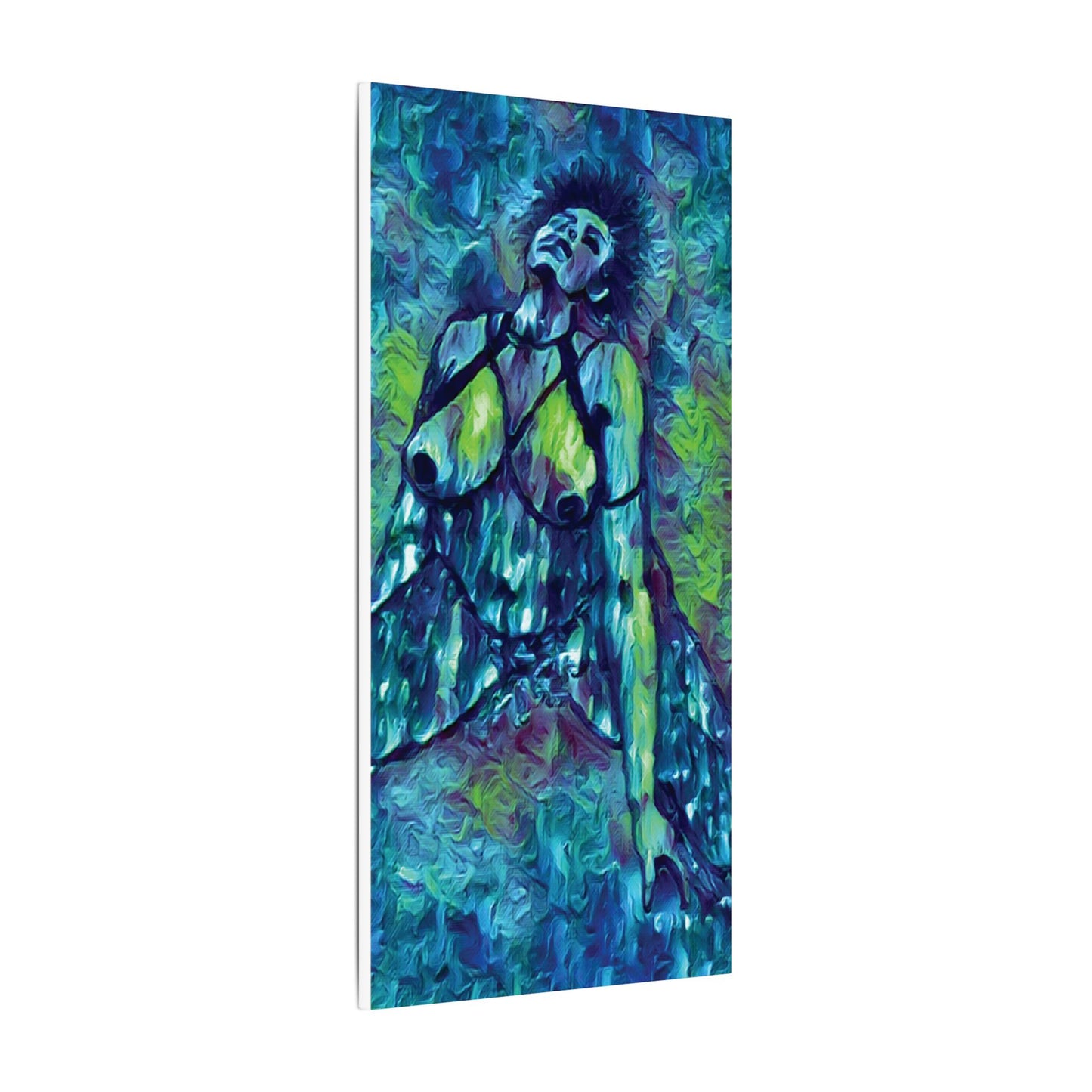 Matte Canvas, Stretched, 0.75" (Multi-Size) Sensual Woman 001