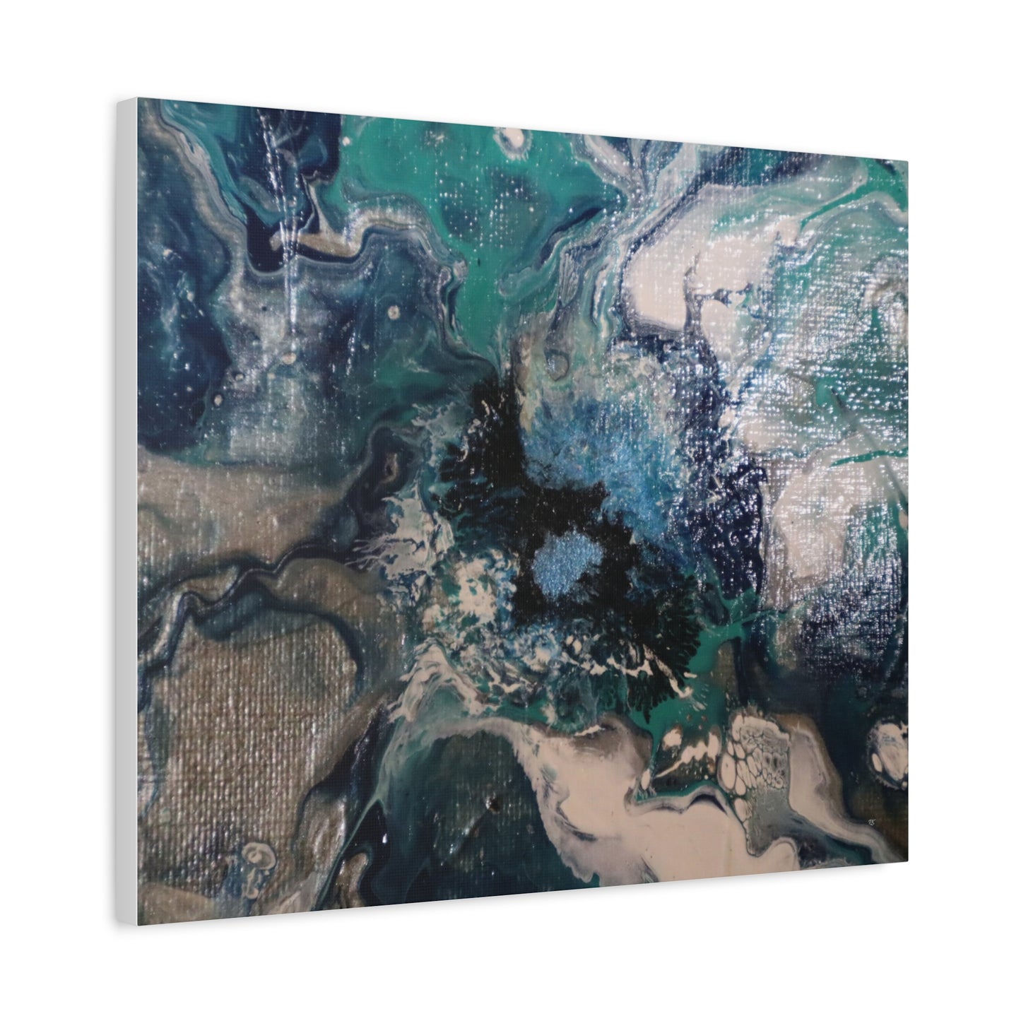 Vibrant Floral Abstract Canvas Wall Art