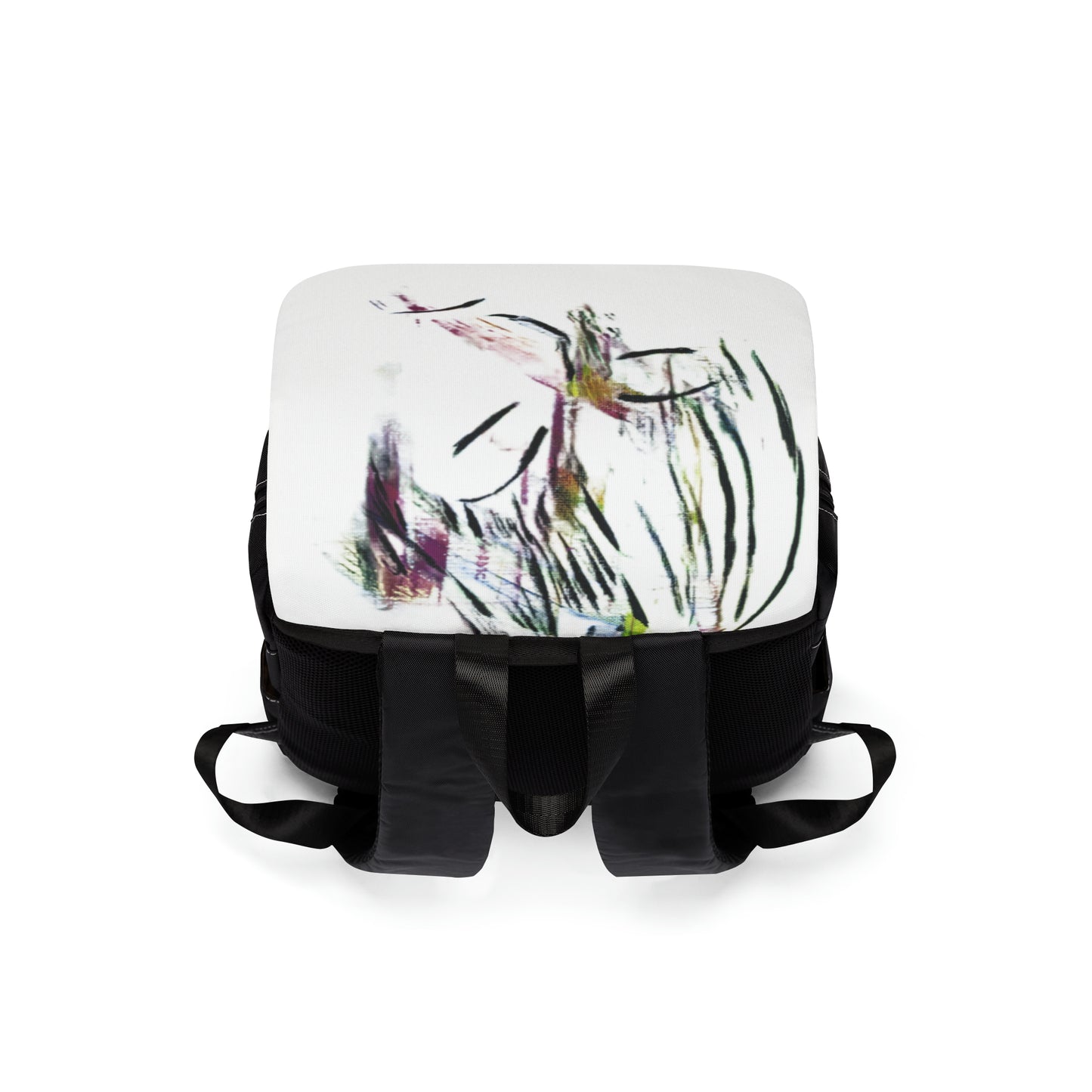 Unisex Casual Shoulder Backpack Think So by Its A Art Vibe