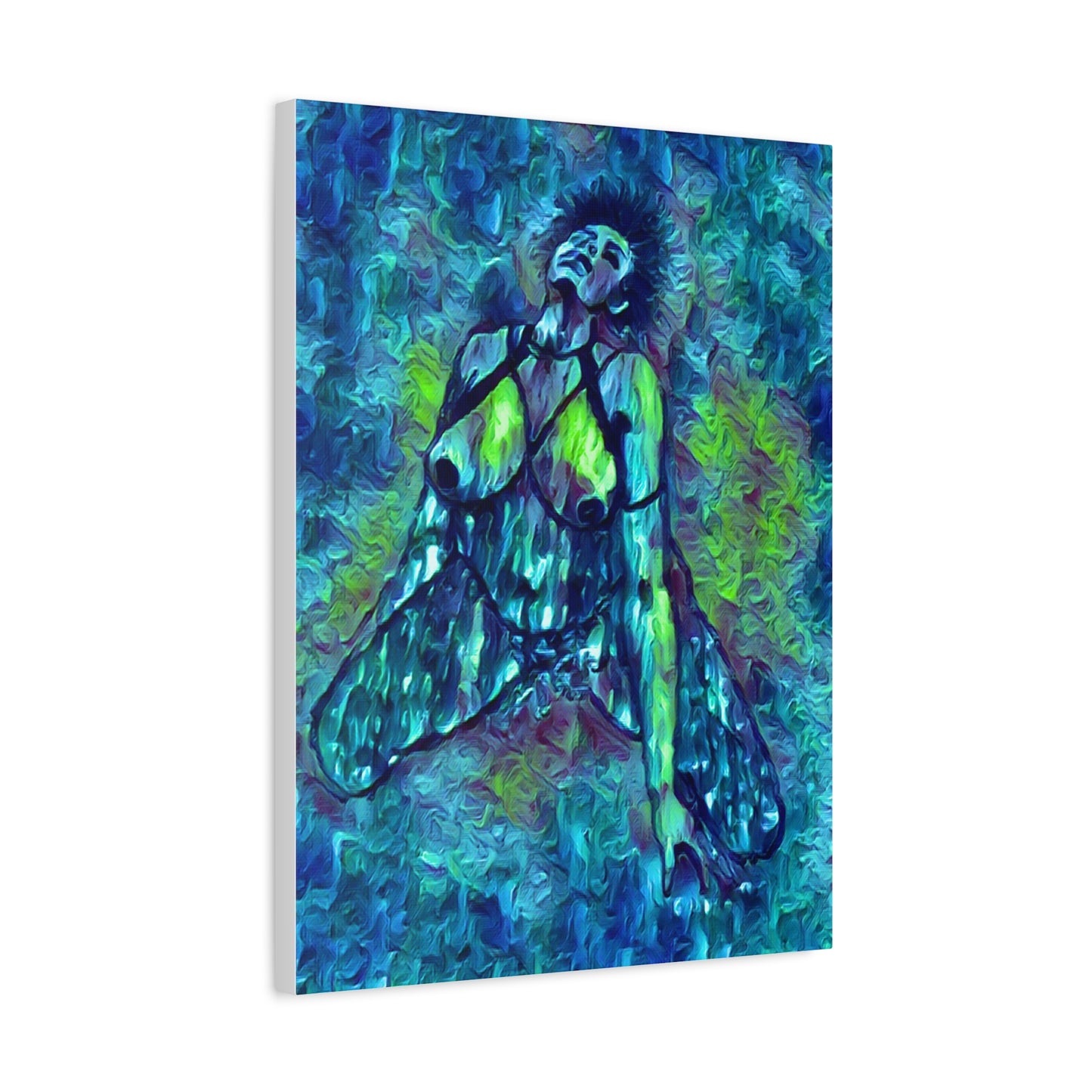 Canvas Print, Sensually Posed Abstract Artwork Stretched Canvas 1.25"