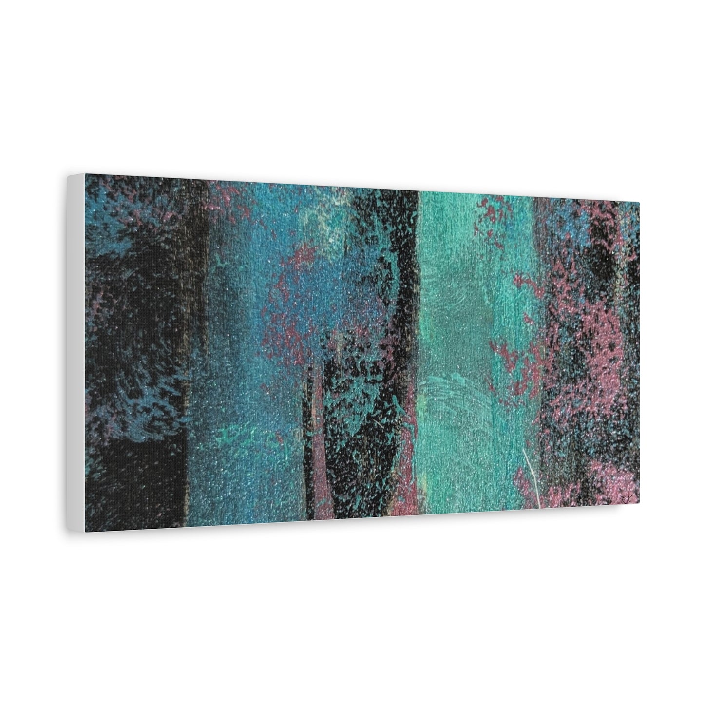 Canvas Gallery Wraps Rustic Blue Breeze by Its A Art Vibe 1 of 2