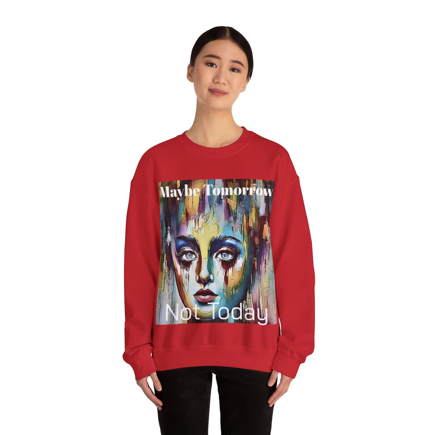 Not Today Unisex Heavy Blend™ Crewneck Sweatshirt