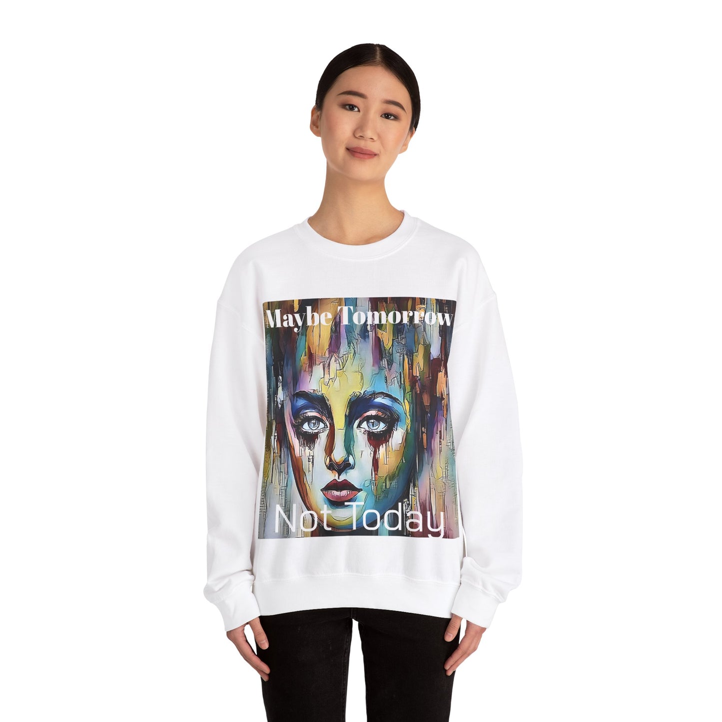 Not Today Unisex Heavy Blend™ Crewneck Sweatshirt