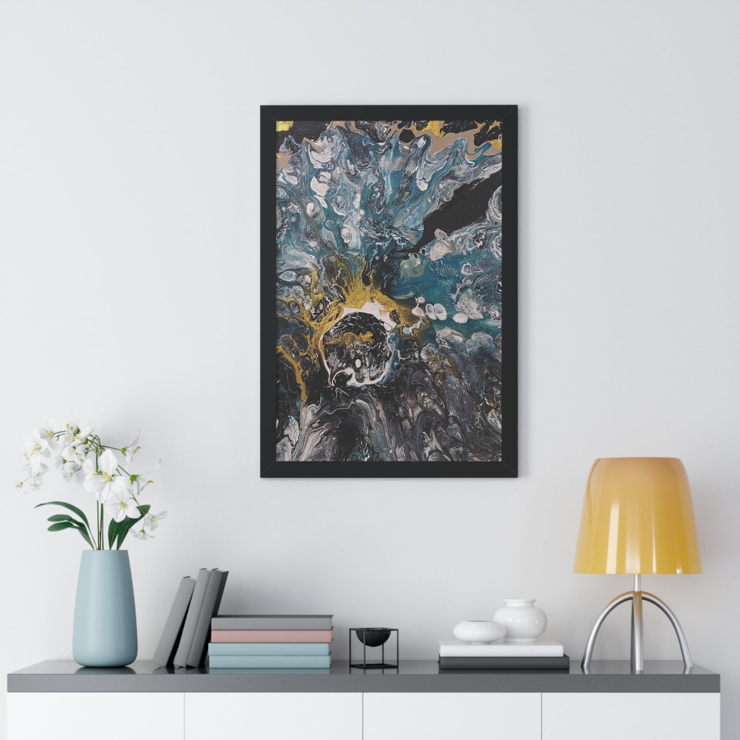 Framed Vertical Poster A Phoenix Rise by Its A Art Vibe