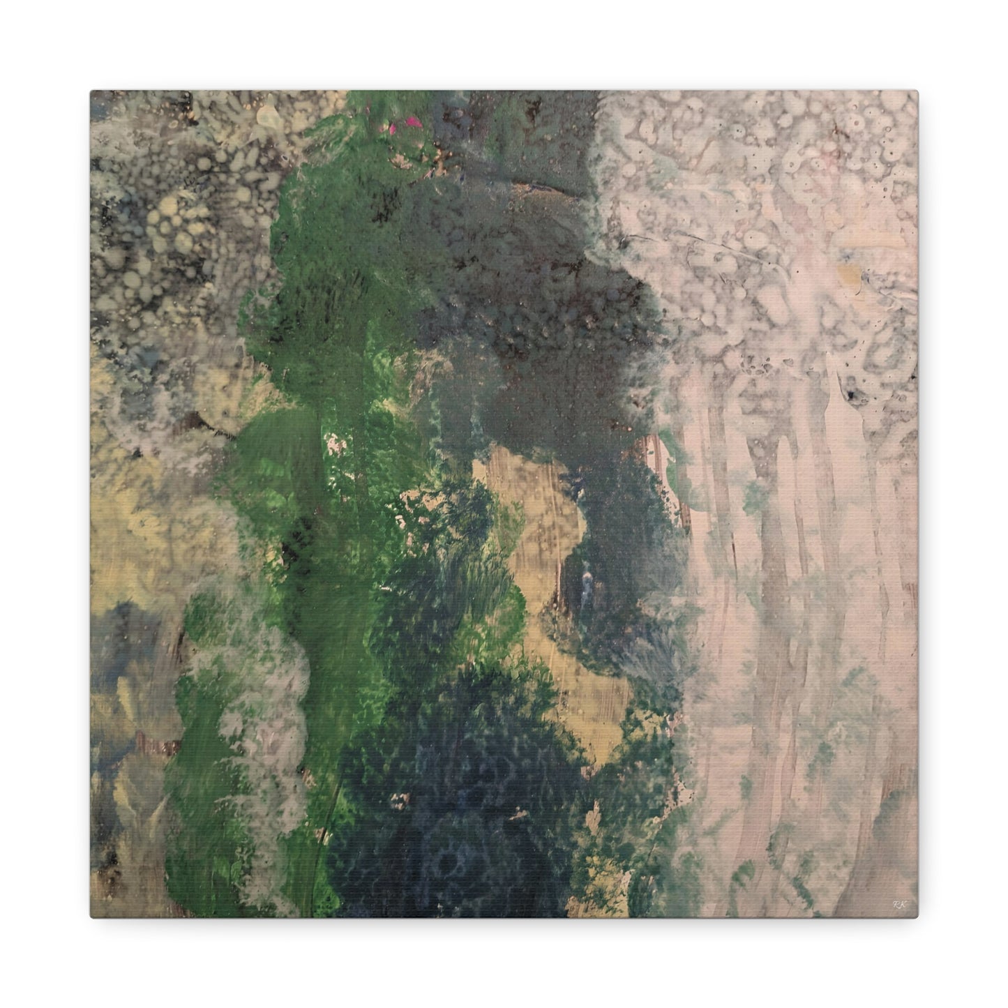 Canvas Gallery Wraps Wall Art Rustic Green by Its A Art Vibe